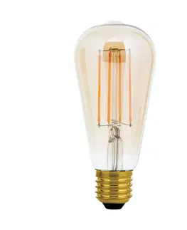 Stmívatelné LED žárovky Orion LED rustikální žárovka E27 ST64, 6W, jantar, 2200K