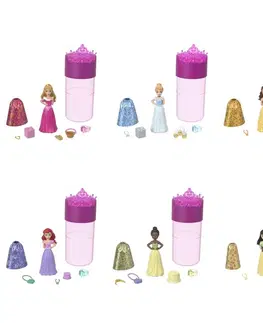 Hračky panenky MATTEL - Princess color reveal královská malá panenka na večírku, Mix produktů