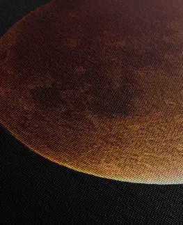 Obrazy vesmíru a hvězd Obraz měsíc na noční obloze