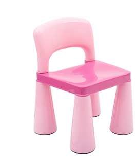 Jídelní sety Dětská sada ELSIE stoleček + dvě židličky, růžová
