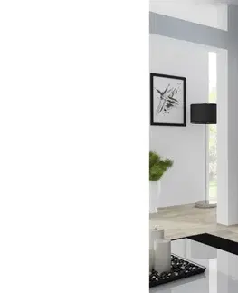 Vitríny Artcam Stojící vitrína SOHO S6 Barva: bílá/černý lesk