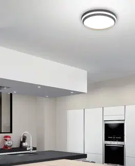 Inteligentní stropní svítidla LUTEC LED stropní světlo Cepa, RGBW a CCT, bílá, Ø 35 cm
