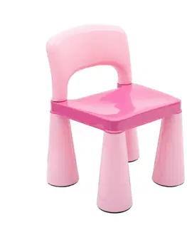 Dekorace do dětských pokojů New Baby Dětská sada stolečku a židliček 3 ks, růžová