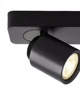Moderní bodová svítidla Light Impressions Deko-Light stropní přisazené svítidlo Librae lineární II 220-240V AC/50-60Hz GU10 2x max. 50,00 W 322 mm tmavě černá RAL 9005 348169