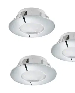 LED osvětlení Eglo Eglo 95808 - SADA 3x LED podhledové svítidlo PINEDA 1xLED/6W/230V 