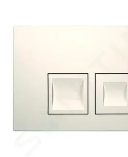 Záchody GEBERIT Delta35 Ovládací tlačítko splachování, alpská bílá 115.135.11.5