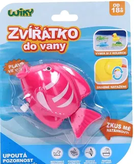 Hračky WIKY - Ryba natahovací do vany 10,5 cm - český obal