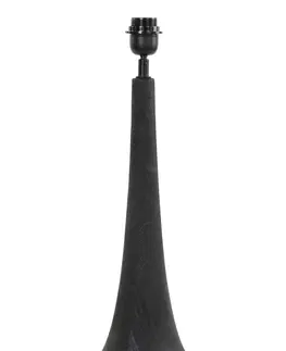 Lampy Dřevěná základna ke stolní lampě Jovany black -Ø20*49cm / E27 Light & Living 7038712