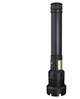 Čelovky Sencor Sencor-LED Nabíjecí hliníková svítilna s funkcí powerbanky LED/10W/4400 mAh IP44 