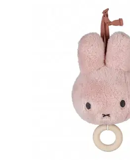 Hračky LITTLE DUTCH - Hudobný králiček Miffy Fluffy Pink