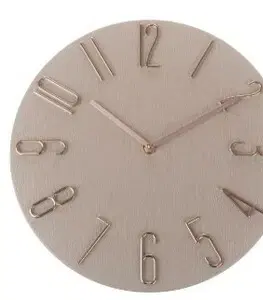 Hodiny Nástěnné hodiny Berry beige, pr. 30,5 cm, plast