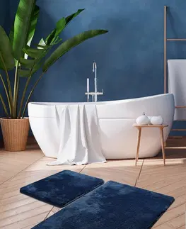 Koupelnové předložky L'essentiel Sady 2 kusů koupelnových předložek Havai tmavě modrá