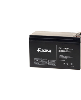 Olověné baterie FUKAWA FW 7,2-12 F1U - Olověný akumulátor 12V/7,2Ah/on 4,7mm