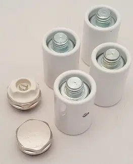 Koupelna SAPHO Set držáků radiátoru BONDI, bílá NDDC40XT