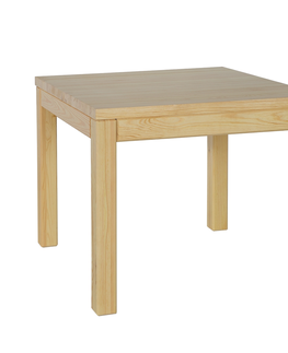 Jídelní stoly Jídelní stůl MULTICAULIS 90x90 cm, masiv borovice