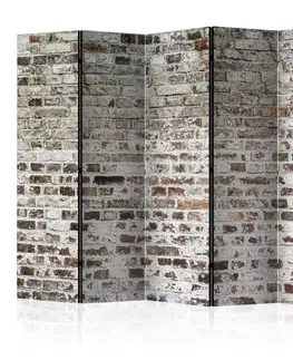 Paravány Paraván Old Walls Dekorhome 225x172 cm (5-dílný)