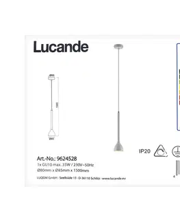 Svítidla Lucande Lucande - Lustr na lanku NORDWIN 1xGU10/35W/230V 