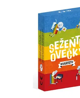 Hračky společenské hry RAPPA - Karty Kvarteto - Česká televize Déčko  