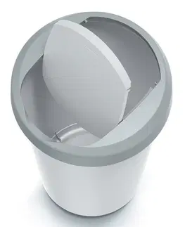 Odpadkové koše Prosperplast Odpadkový koš COMPACTO 40 L popelavý/světle šedý