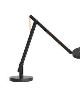Stolní lampy kancelářské Rotaliana Rotaliana String Mini DTW stolní černá, oranžová