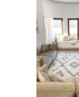 Koberce a koberečky Dywany Lusczow Kusový shaggy koberec BERBER FEZ krémový, velikost 200x290