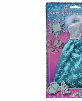 Hračky panenky SIMBA - Šaty Steffi Ice Princess