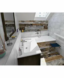 Koupelnový nábytek SAPHO PX047 Patron sušák osušky, 100 x 6 cm, bílá