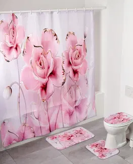 Koupelna 4dílná sada do koupelny Růže