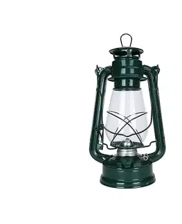 Zahradní lampy Brilagi Brilagi - Petrolejová lampa LANTERN 31 cm zelená 