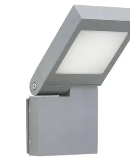 Venkovní nástěnná svítidla Albert Leuchten LED nástěnné světlo 0111, otočná hlava, stříbrná