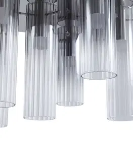 Stropní svítidla Lucande Lucande Korvitha LED stropní svítidlo se skleněnými stínidly, 7 světelných