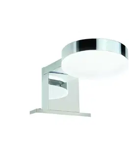 Přisazená nábytková svítidla ACA Lighting svítidlo na zrcadlo LED 5W 3000K 330lm LUSTRO chrom IP44 8X14,5X6,5CM PN73LEDW8CH