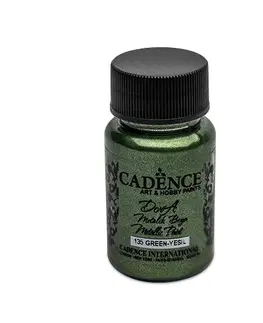 Hračky CADENCE - Barva akrylová Cadence D.Metalic, zelená 50ml