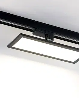 Svítidla pro 3fázový kolejnicový systém Arcchio Arcchio Hairis 3fázový LED panel černá 4 000 K