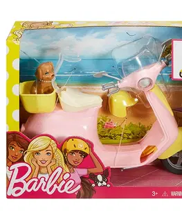 Hračky panenky MATTEL - Barbie Skútr