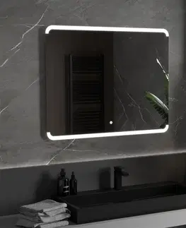 Koupelnová zrcadla MEXEN Nida zrcadlo s osvětlením 100 x 80 cm, LED 600 9806-100-080-611-00