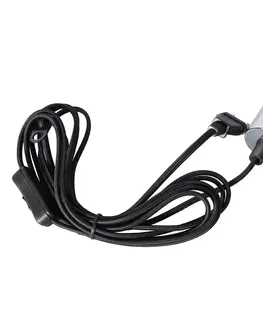 Závěsná světla s konektorem STAR TRADING E27 patice Stil s kabelem, stříbrná
