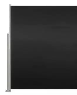 Markýzy Zatahovací boční markýza 160x500 cm Dekorhome Černá