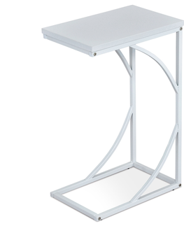 Konferenční stolky Přístavný stolek MACARIO, bílá
