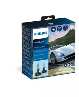 Autožárovky Philips H1 12V/24V P14,5s Ultinon Pro9100 HL LED 5800K NOECE 2ks PH 11258U91X2