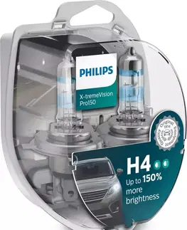 Autožárovky Philips H4 12V 60/55W P43t-38 X-tremeVision Pro150 12342XVPS2
