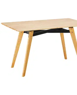 Jídelní stoly Jídelní stůl Piet Pravé Dřevo 135x80 Cm