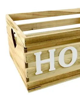 Bytové dekorace (ostatní) PROHOME - Box dřevo 31x23x15cm Home