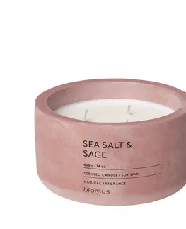 Svíčky Vonná svíčka ze sojového vosku Sea Salt & Sage velká FRAGA BLOMUS