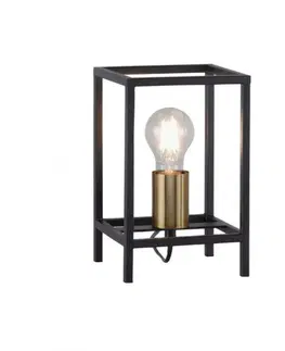 Designové stolní lampy LEUCHTEN DIREKT is JUST LIGHT stojací svítidlo, černá, vintage, industriální, E27 60W, IP20 15812-60