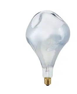 Stmívatelné LED žárovky Sigor LED žárovka Giant Drop E27 6W 918 dim stříbrná-kovová.