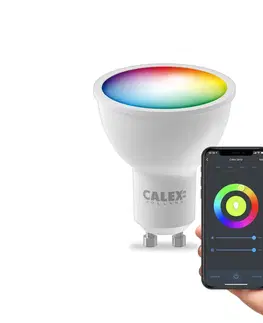 Chytré žárovky Calex Calex smart LED reflektor GU10 4,9W CCT RGB