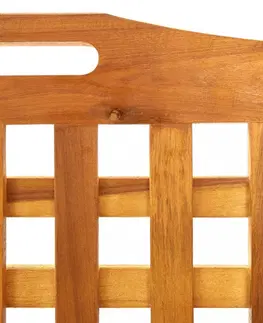 Paravány Paravan akáciové dřevo Dekorhome 121x170 cm (3-dílný)