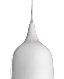 Klasická závěsná svítidla Závěsné svítidlo AZzardo Fabio M white/silver AZ0300 E27 1x60W IP20 20cm bílo-stříbrné