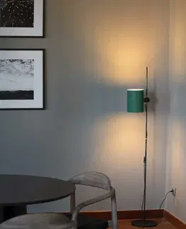 Stojací lampy ve skandinávském stylu FARO GUADALUPE černá/zelená stojací lampa